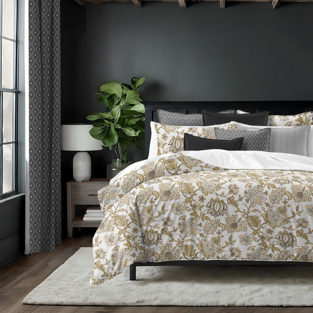 Bronte Gold 8 Piece Coverlet Set Coverlet By Colcha Linens