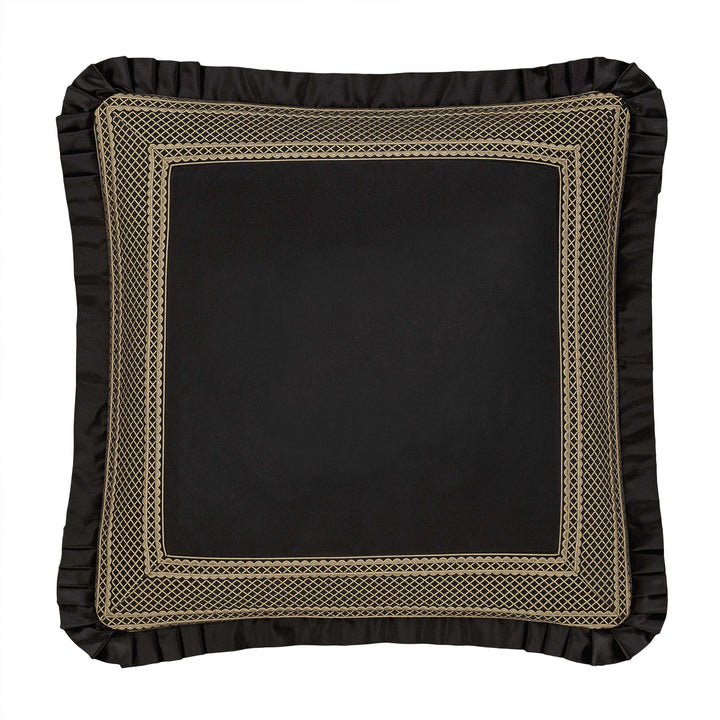 Brunello Black and Gold Euro Sham Euro Shams By J. Queen New York