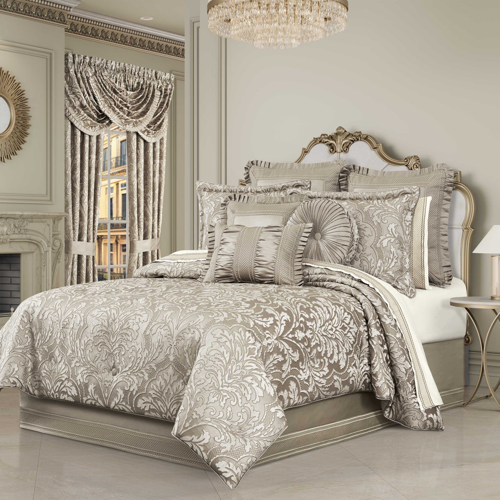 Brunello Flax 4 Piece Comforter Set