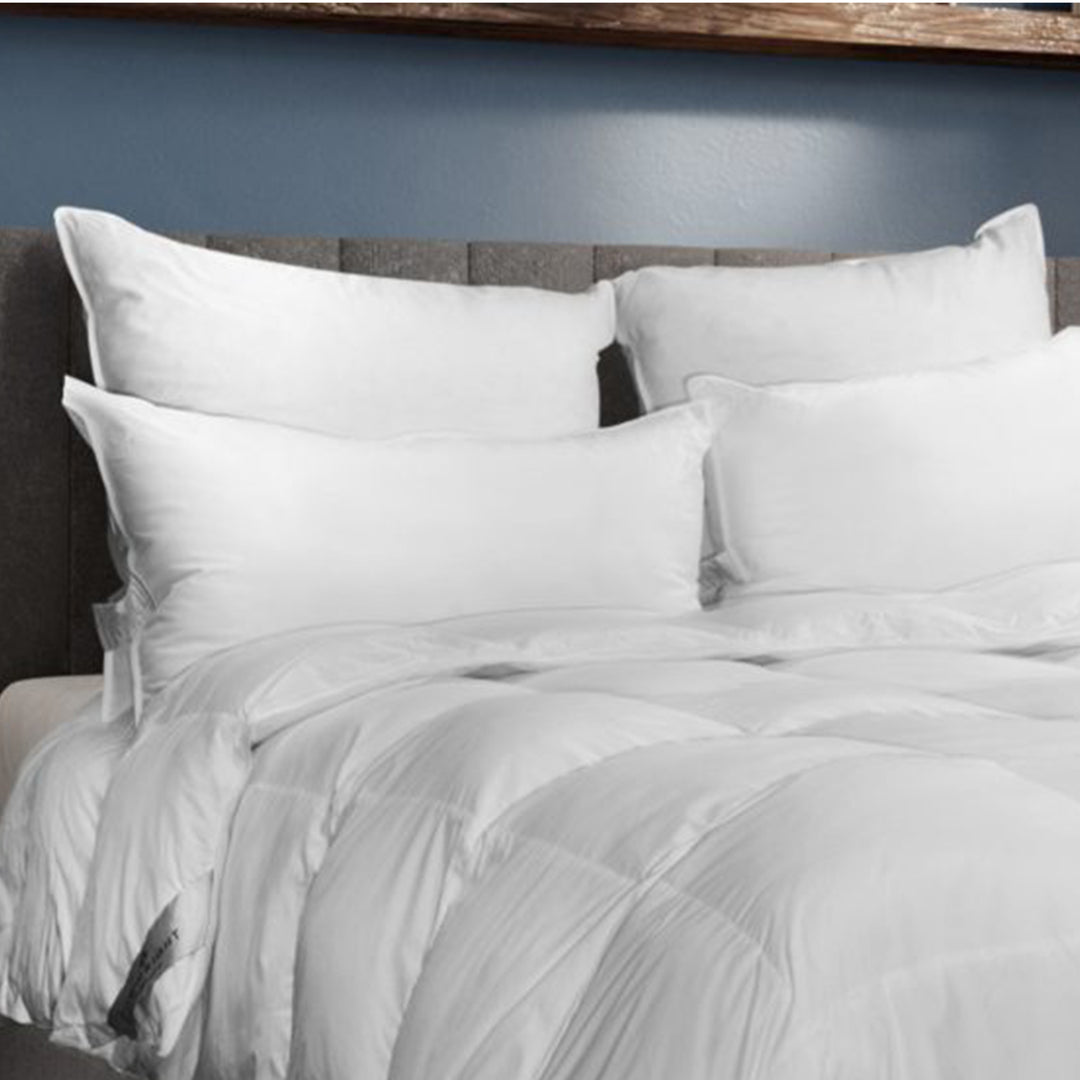 Cascada Peak 600+ Hypoallergenic 50/50 White Down/White Feathers Pillow Pillow Inserts By Downright