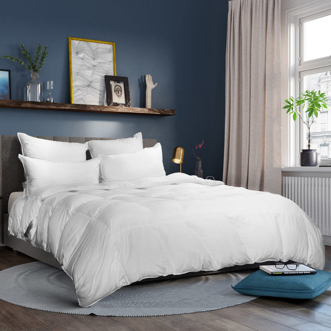 Cascada Peak 600+ Hypoallergenic White Down Comforter Duvet Insert By Downright
