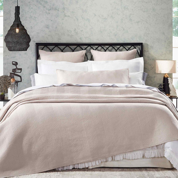 Athena Chevron Cotton Sateen Coverlet Coverlet By Orchids Lux Home