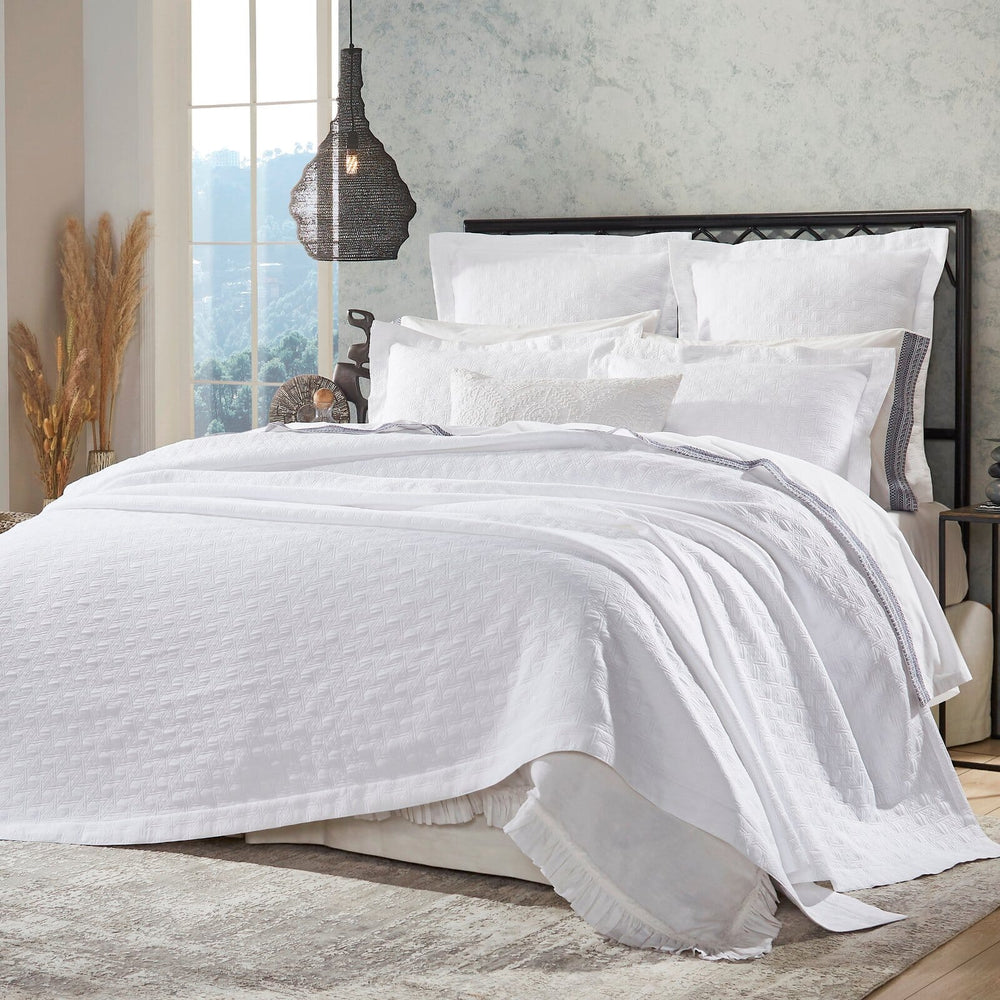 Frontier Geometric Matelasse Coverlet Coverlet By Orchids Lux Home
