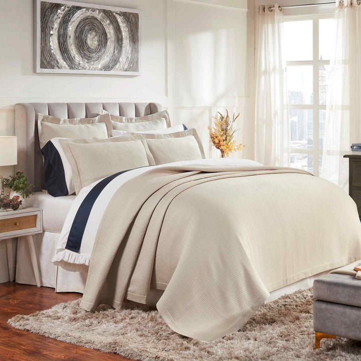 Soho Ribbed Matelasse Coverlet Coverlet By Orchids Lux Home