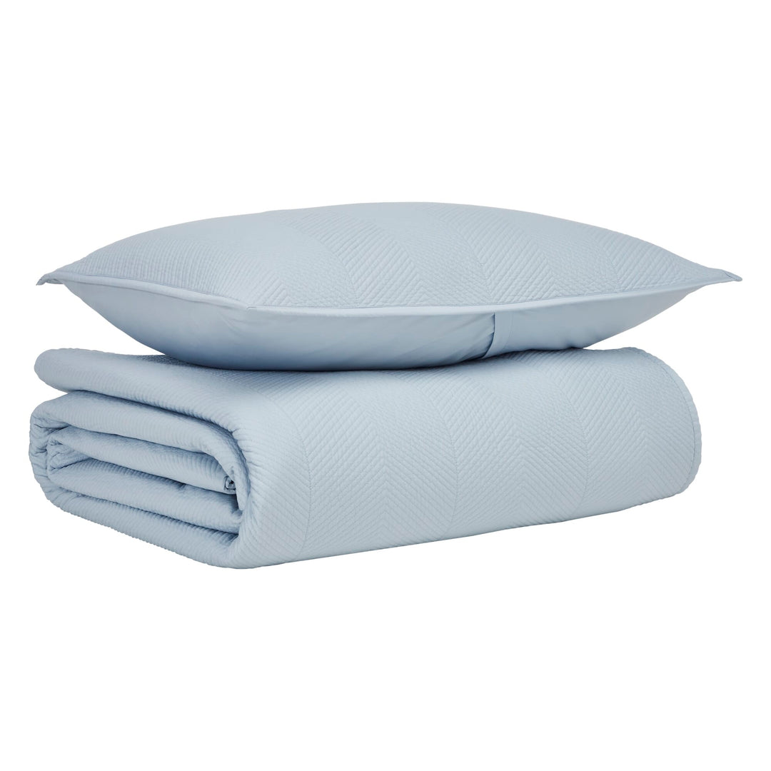 Athena Chevron Cotton Sateen Coverlet Coverlet By Orchids Lux Home