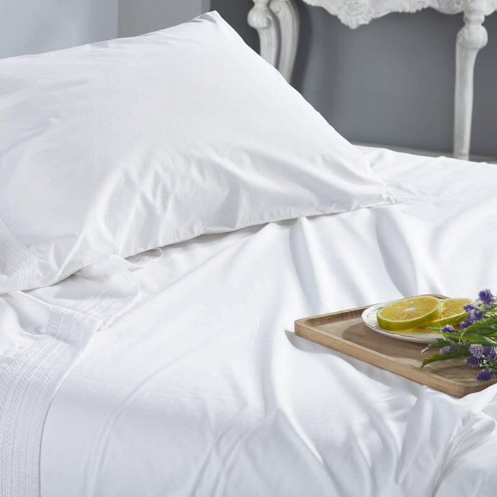 Olivia Cotton Percale 300 Thread Count Sheet Set Sheet Set By Orchids Lux Home