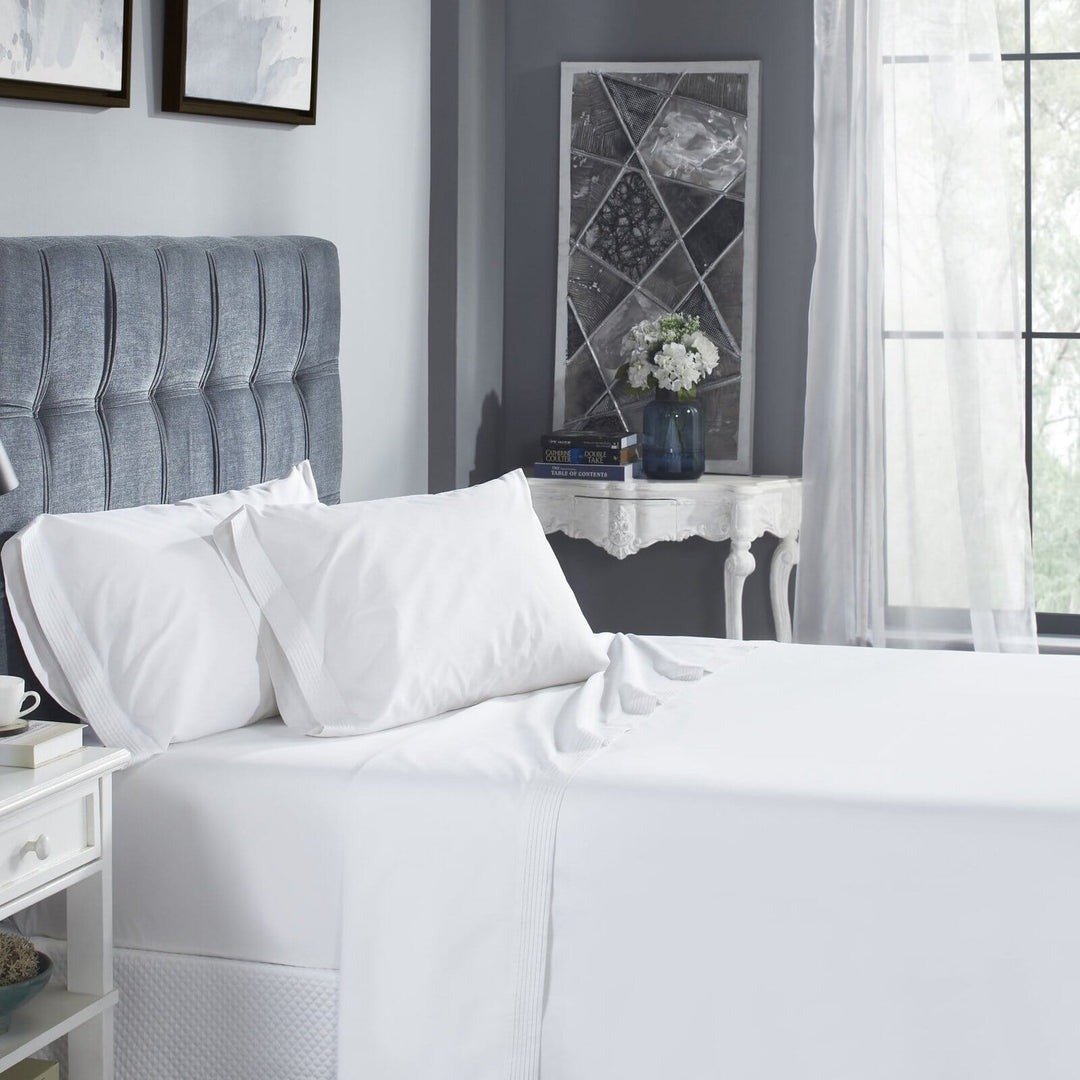 Venice Egyptian Cotton Percale 400 Thread Count Sheet Set Sheet Set By Orchids Lux Home