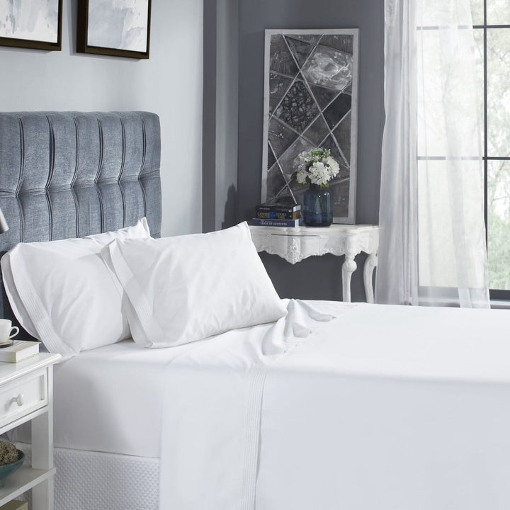 Venice Egyptian Cotton Percale 400 Thread Count Sheet Set Sheet Set By Orchids Lux Home