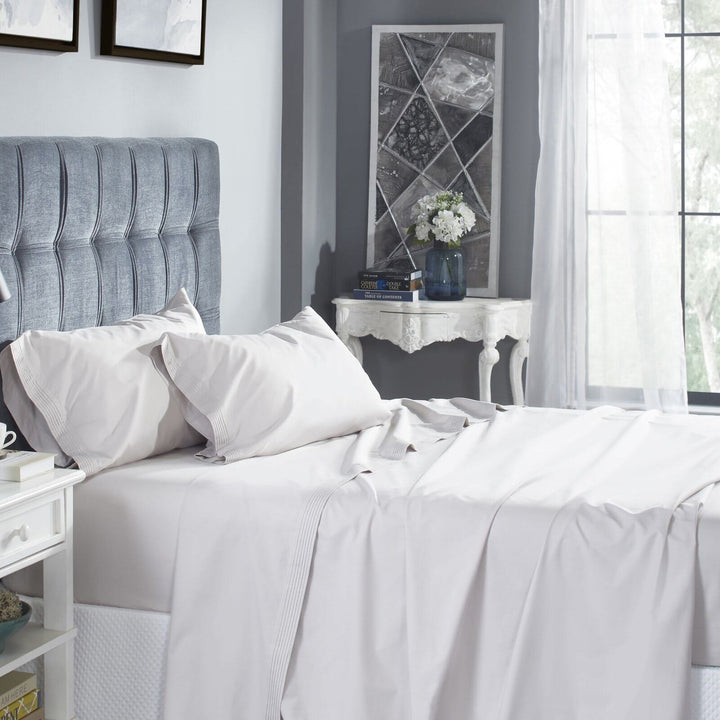 Venice Egyptian Cotton Percale 400 Thread Count Sheet Set Sheet Set By Orchids Lux Home