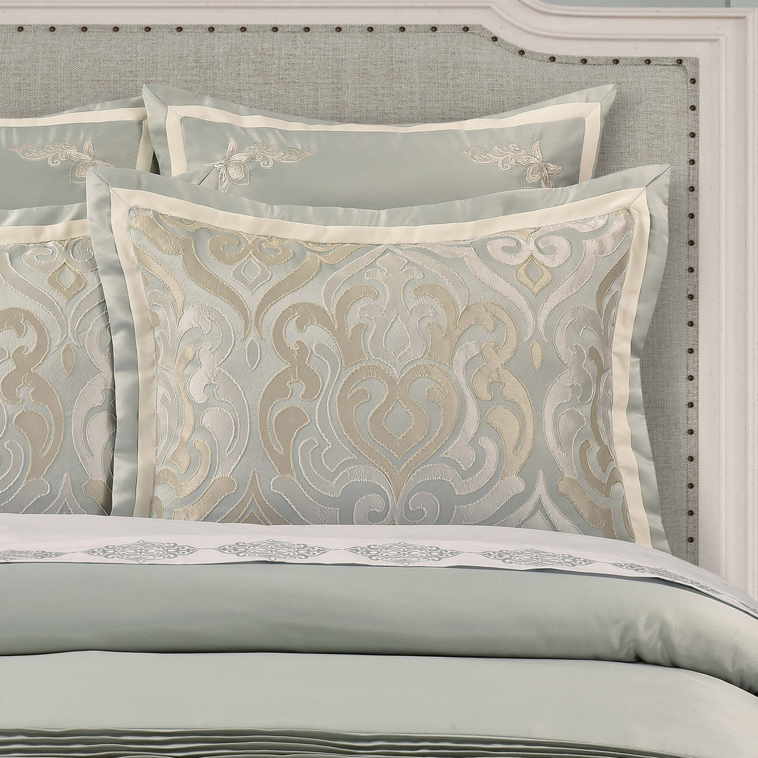 Calmfield Aqua 3 Piece Comforter Set Comforter Sets By J. Queen New York
