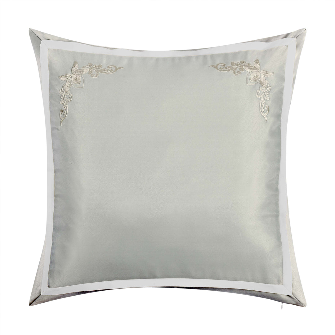 Calmfield Aqua Euro Sham Euro Sham By J. Queen New York