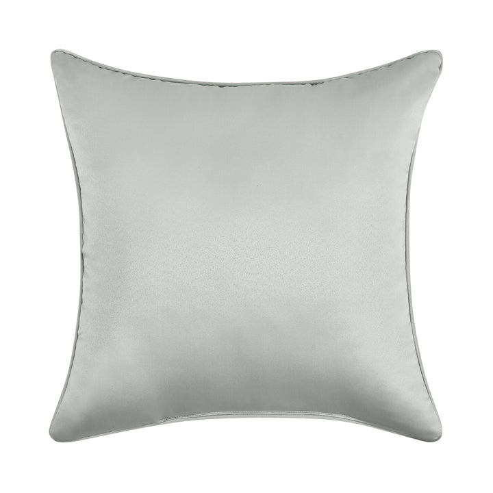 Calmfield Aqua Square Decorative Throw Pillow 18" x 18" Throw Pillows By J. Queen New York