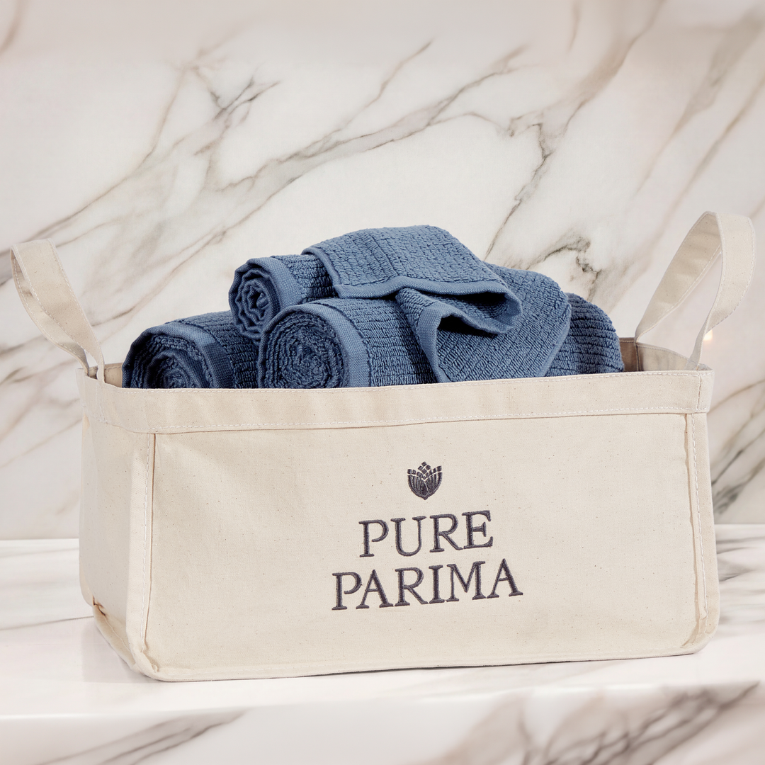 Egyptian Cotton Ribbed Towels Towels By Pure Parima