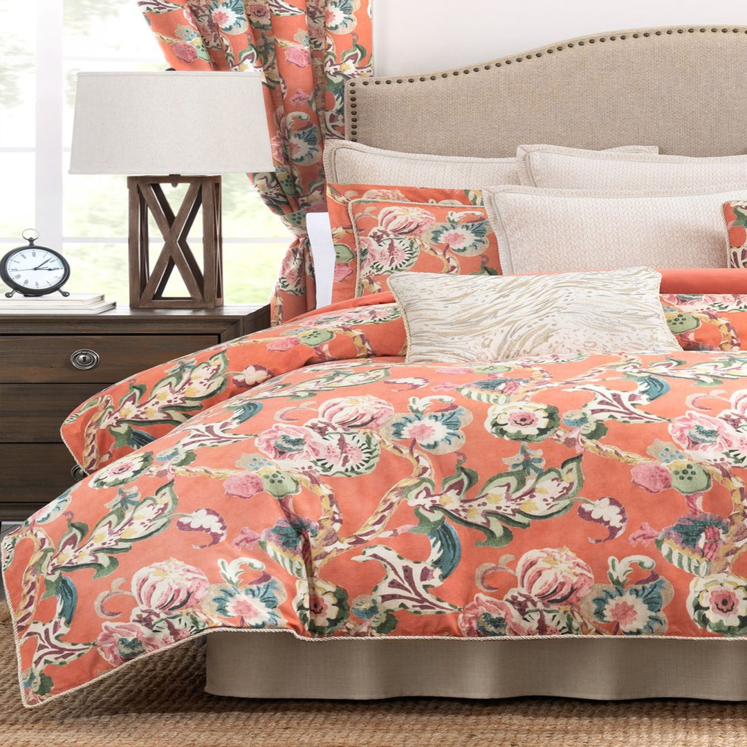 Cara Coral 4 Piece Comforter Set Comforter Sets By P/Kaufmann