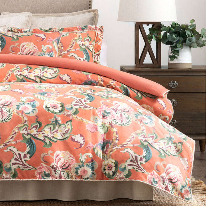 Cara Coral 4 Piece Comforter Set Comforter Sets By P/Kaufmann