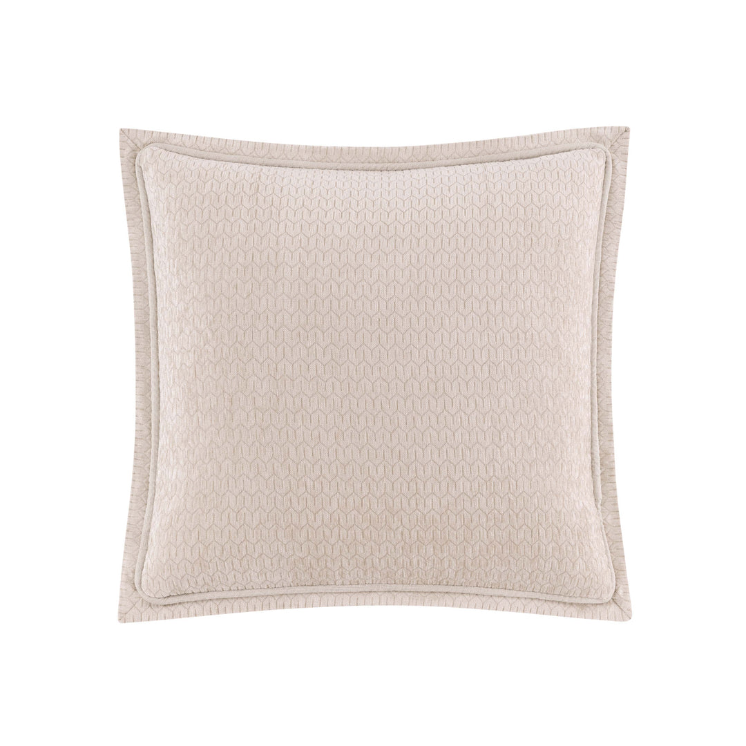 Cara Coral Woven Square Decorative Throw Pillow 20" x 20" Throw Pillows By P/Kaufmann