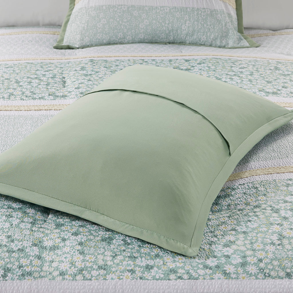 Caralie Green 5 Piece Comforter Set Comforter Sets By JLA HOME/Olliix (E & E Co., Ltd)