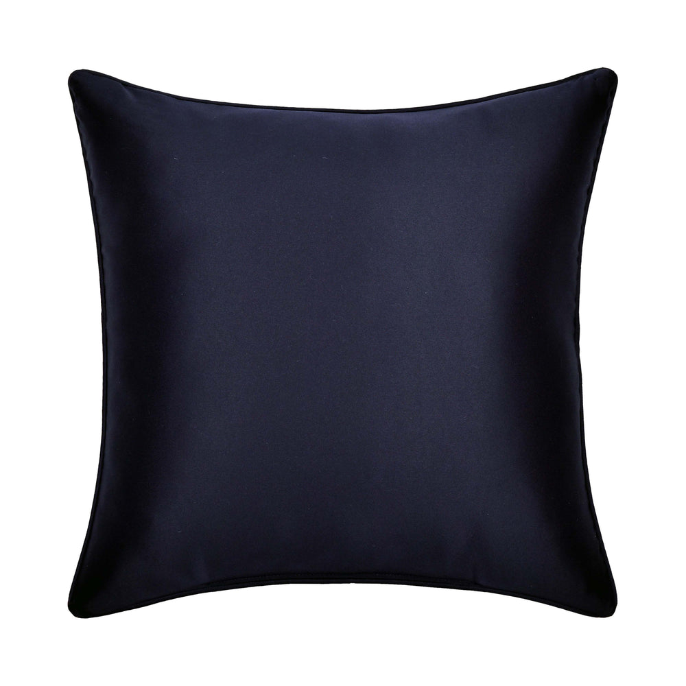 Carlisle Indigo Square Decorative Throw Pillow 20" x 20" Throw Pillows By J. Queen New York