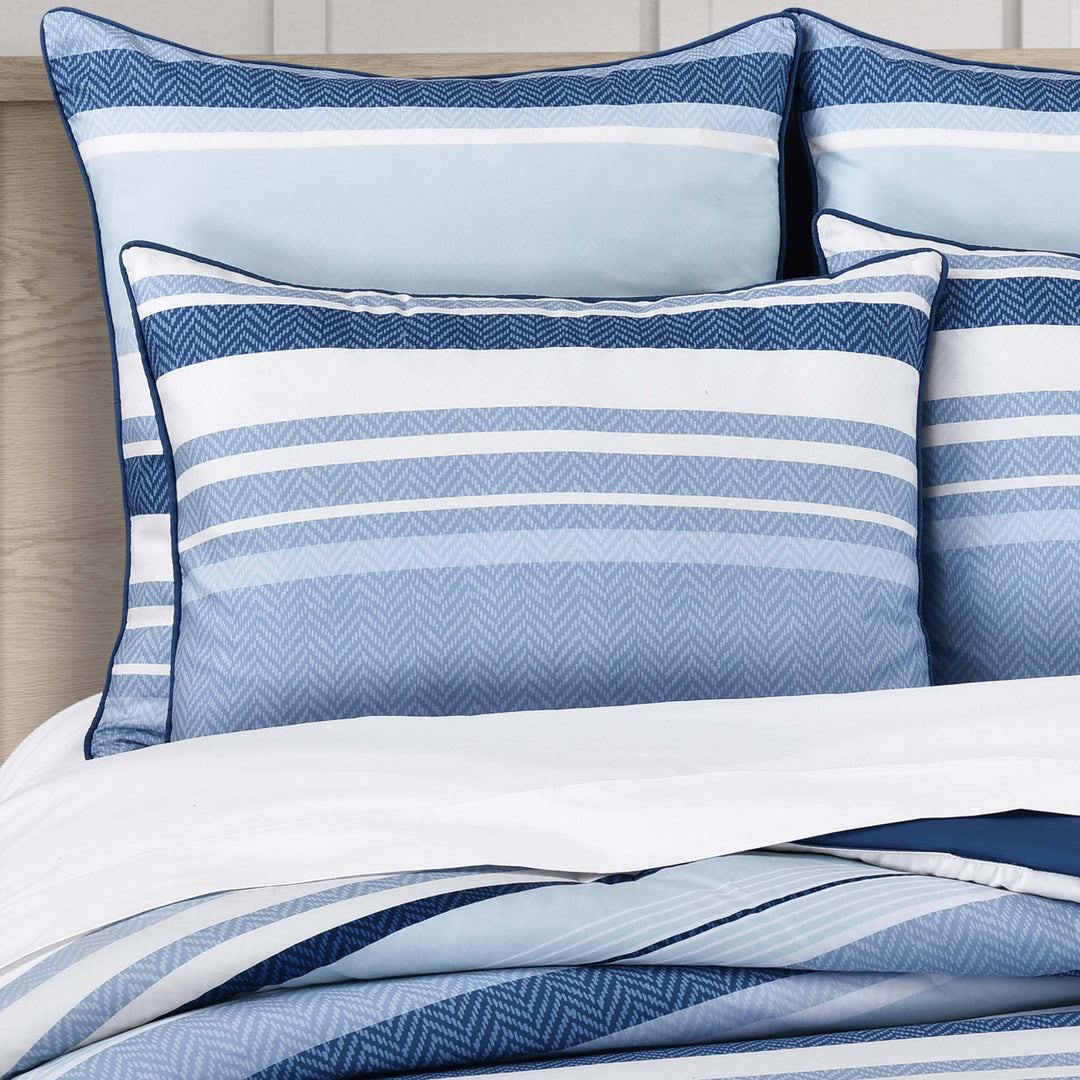 Carson Blue 3 Piece Comforter Set Comforter Sets By J. Queen New York
