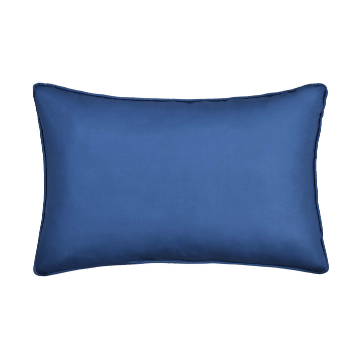 Carson Blue Boudoir Decorative Throw Pillow 22" x 14" Throw Pillows By J. Queen New York