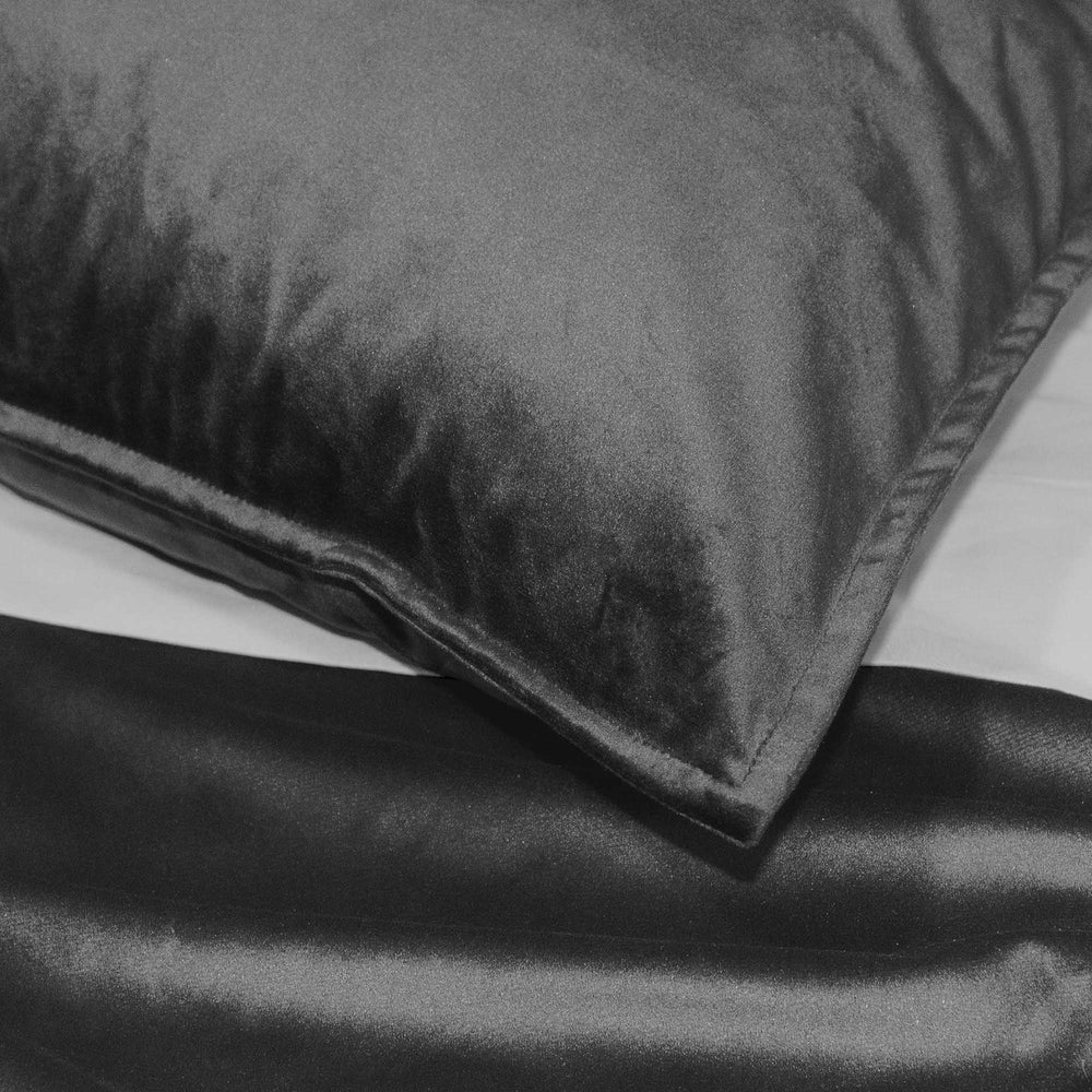 Cascade Velvet Iron 8 Piece Duvet Cover Set Duvet Covers By Colcha Linens