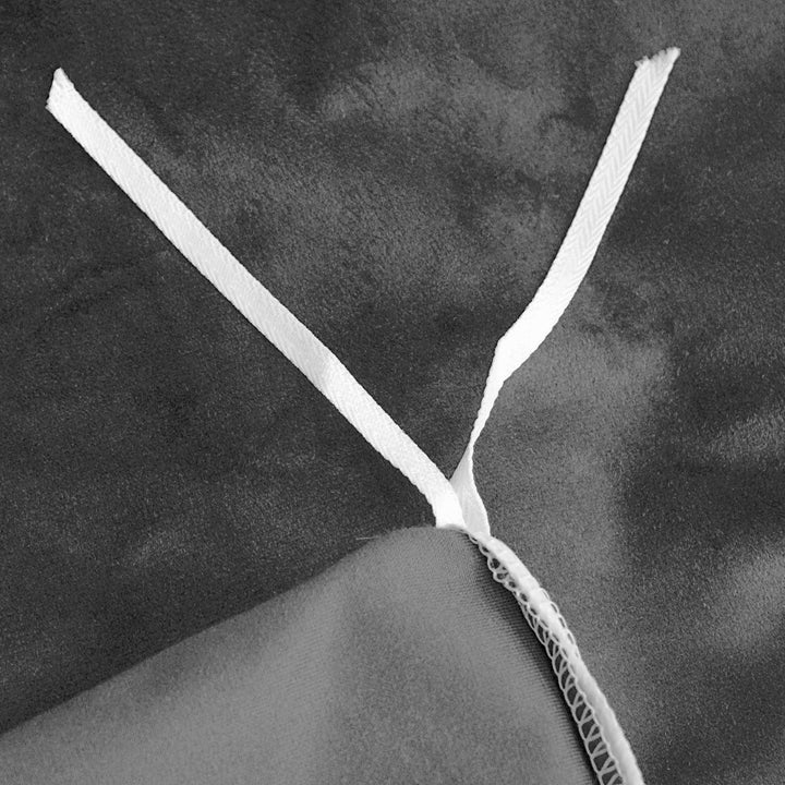 Cascade Velvet Iron 8 Piece Duvet Cover Set Duvet Covers By Colcha Linens