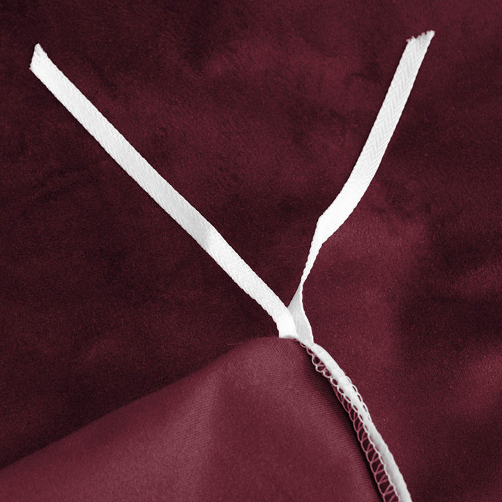 Cascade Velvet Merlot 8 Piece Coverlet Set Coverlet By Colcha Linens