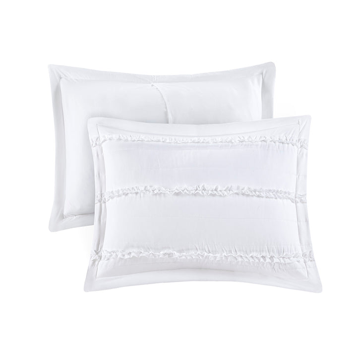 Celeste White 5 Piece Comforter Set Comforter Sets By JLA HOME/Olliix (E & E Co., Ltd)