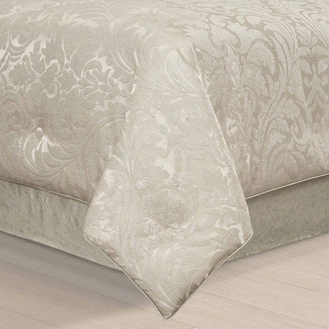 Celine Champagne 4 Piece Comforter Set Comforter Sets By J. Queen New York