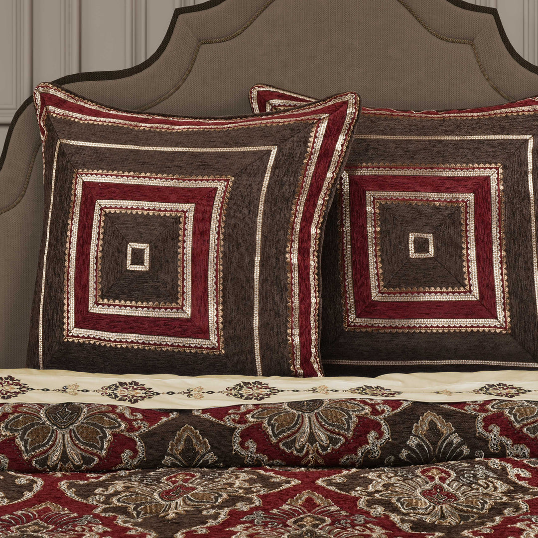 Cerino Chocolate Euro Sham Euro Shams By J. Queen New York