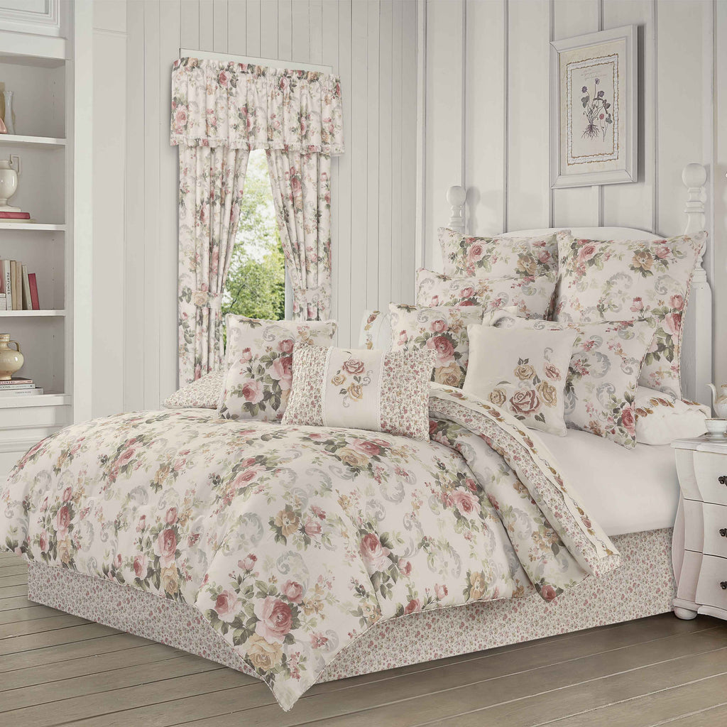 ChablisRoseGold4PieceComforter