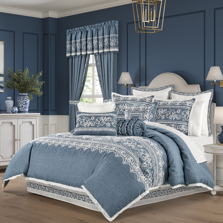 Chantalee Denim 4 Piece Comforter Set