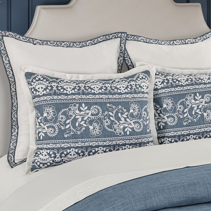 Chantalee Denim 4 Piece Comforter Set