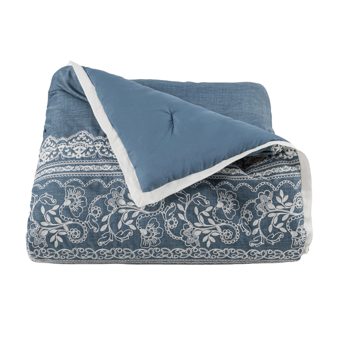 Chantalee Denim 4 Piece Comforter Set