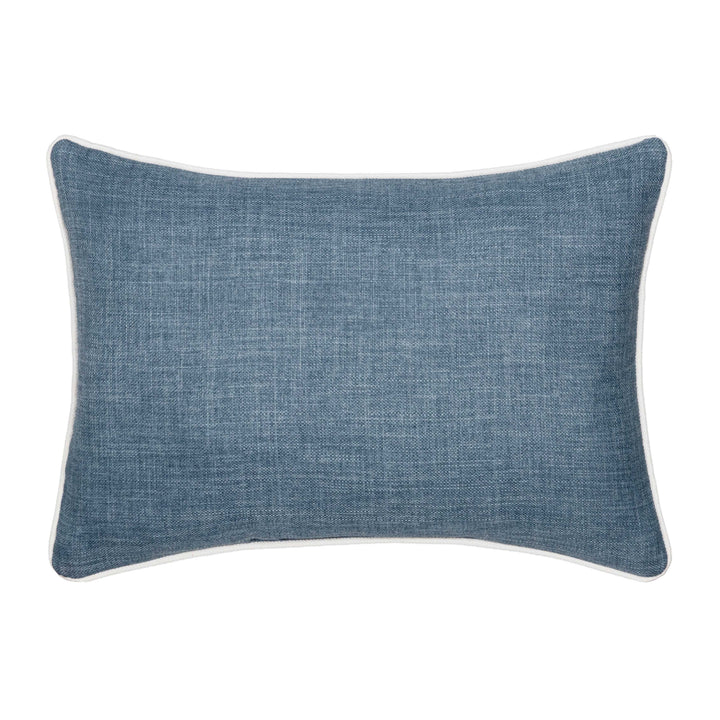 Chantalee Denim Boudoir Decorative Throw Pillow 21" x 14"