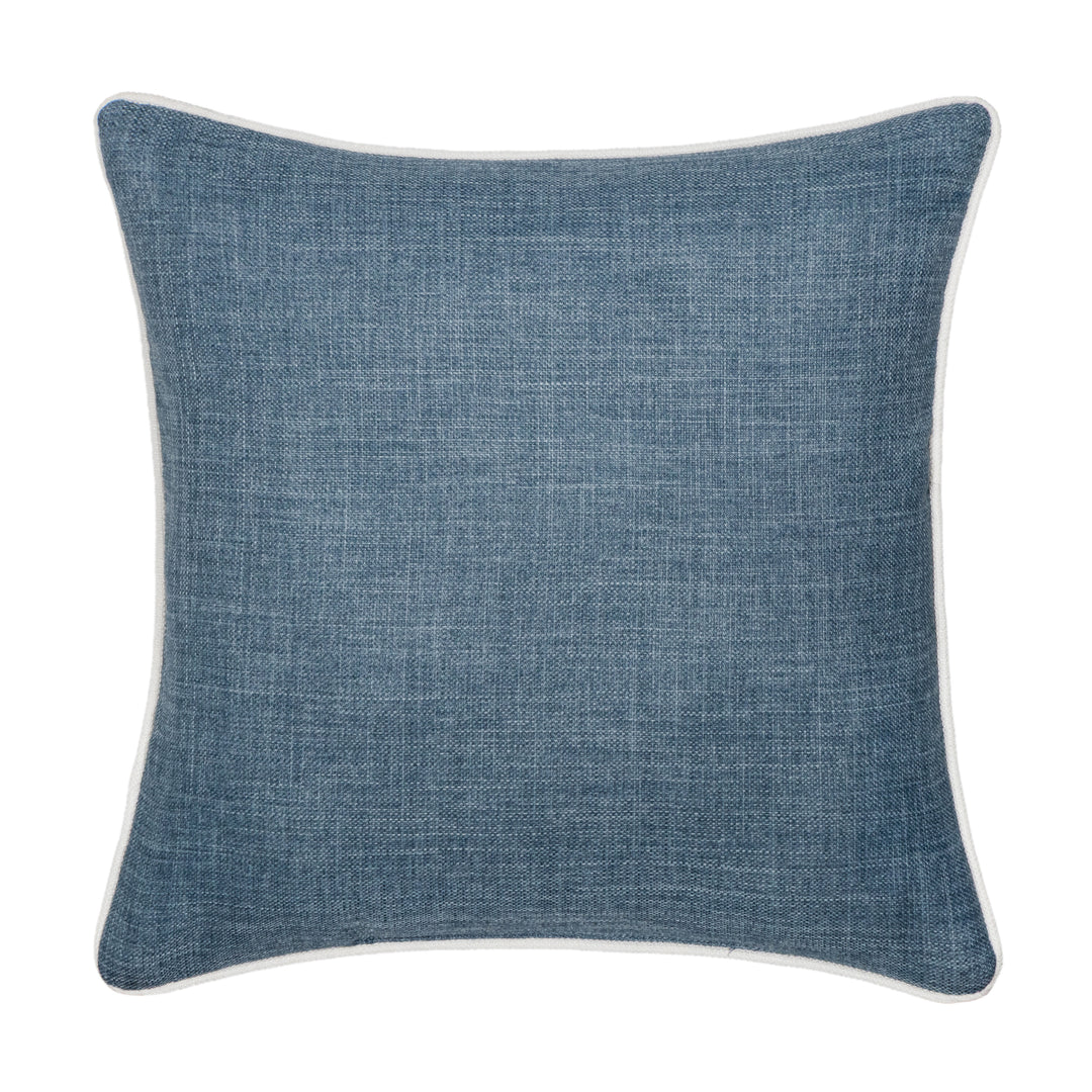 Chantalee Denim Square Decorative Throw Pillow 18" x 18"