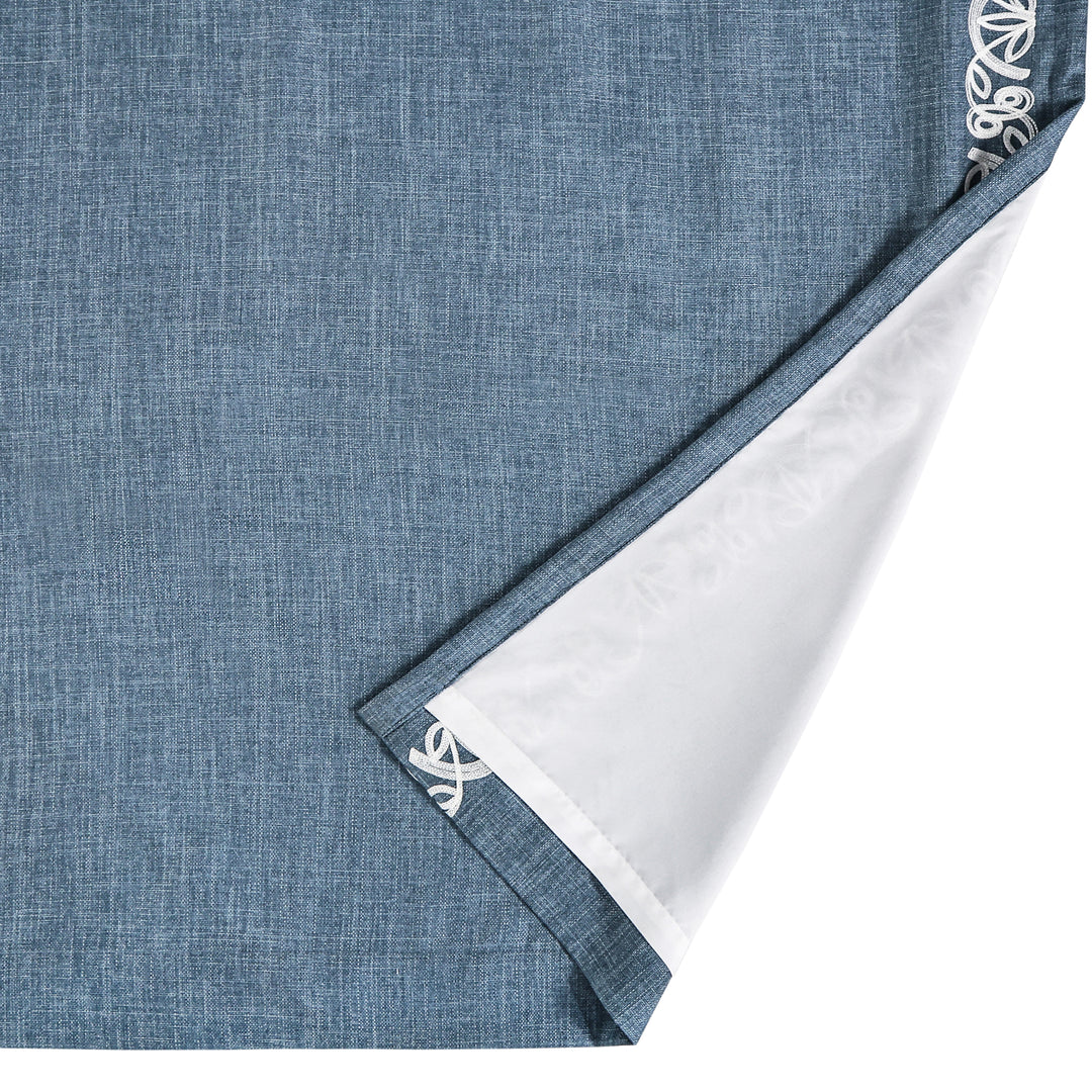 Chantalee Denim Window Panel Pair