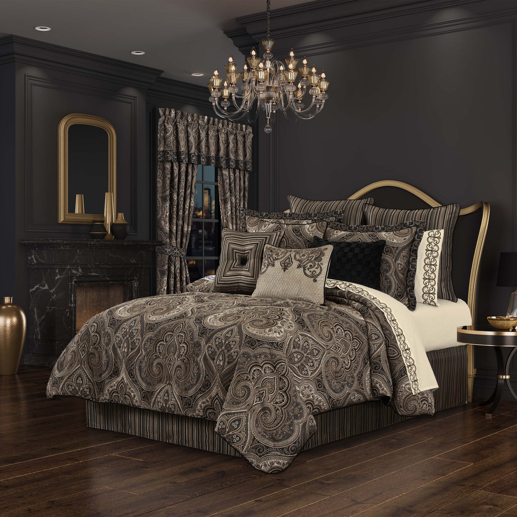 【key】ラメ刺繍ジョーゼットガウン J Queen Astoria Mink Comforter Set | Paul's Home Fashions