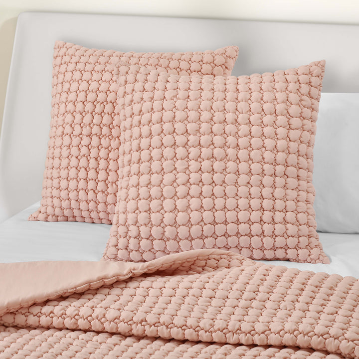 Cloud Puff Blush Euro Sham Euro Shams By J. Queen New York