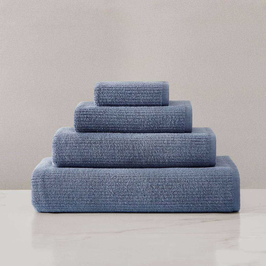 Egyptian Cotton Ribbed Towels Towels By Pure Parima