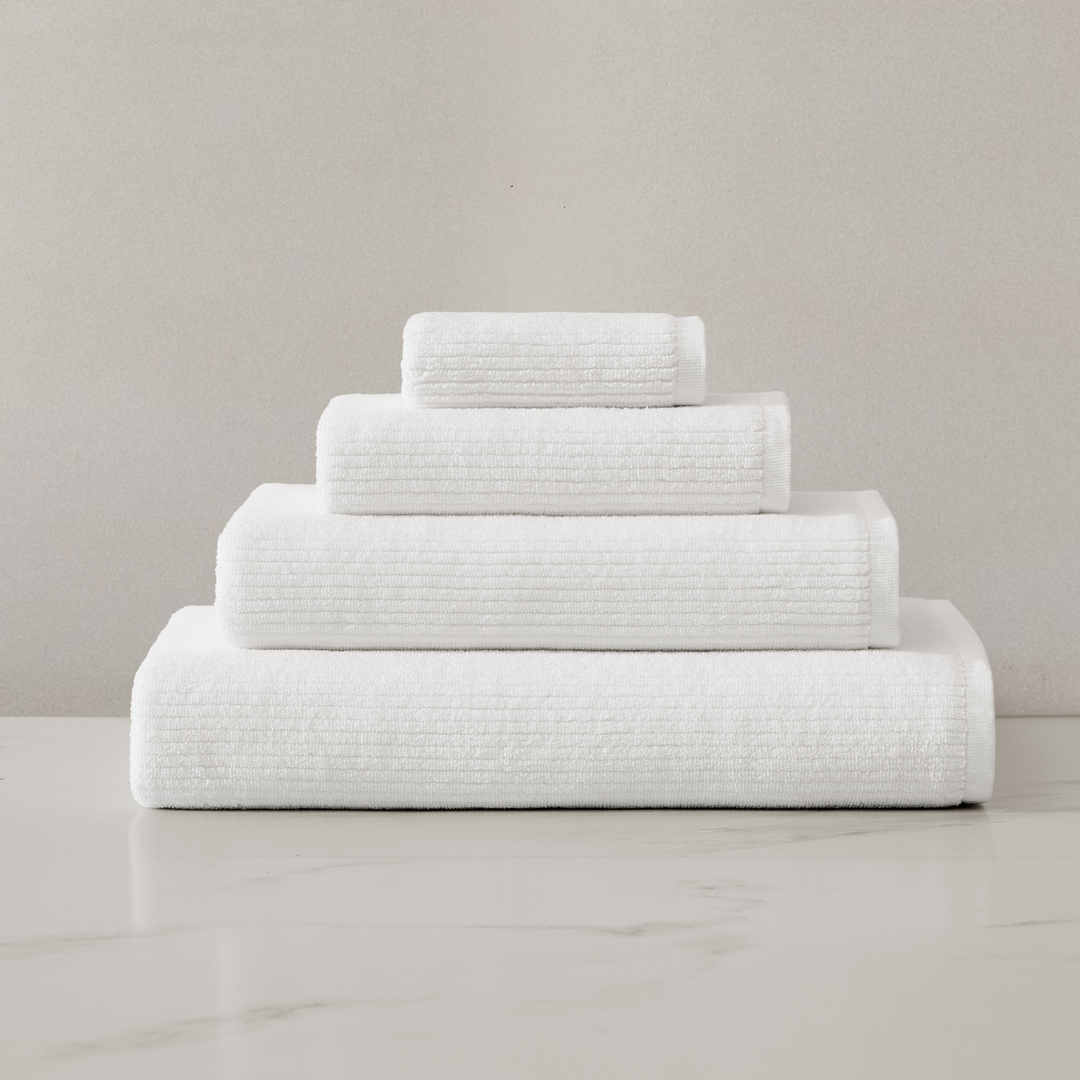 Egyptian Cotton Ribbed Towels Towels By Pure Parima