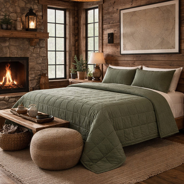 Cotton Canvas Coverlet Set Coverlet By Ann Gish