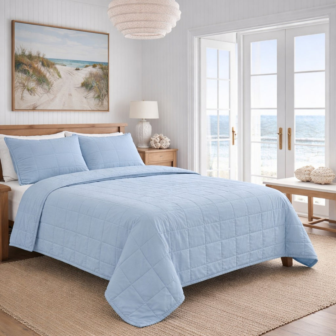 Cotton Canvas Coverlet Set Coverlet By Ann Gish