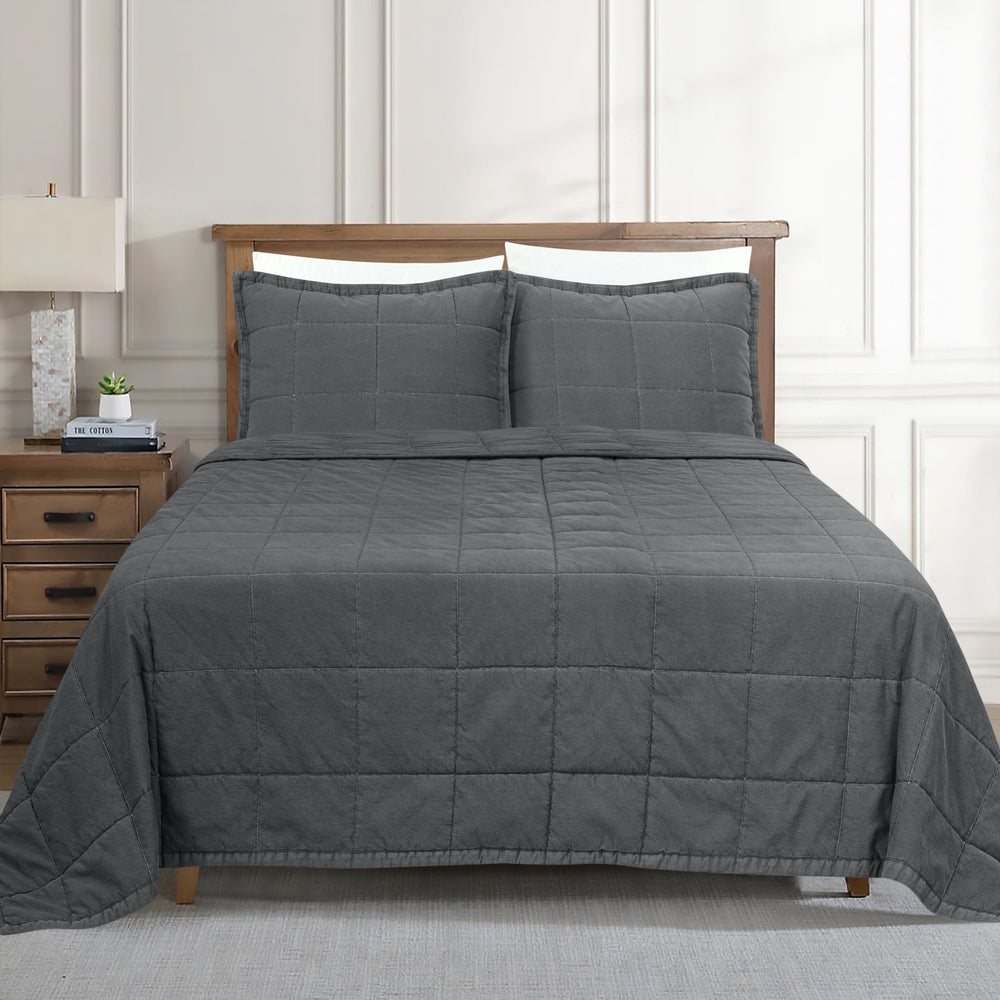 Cotton Canvas Coverlet Set Coverlet By Ann Gish