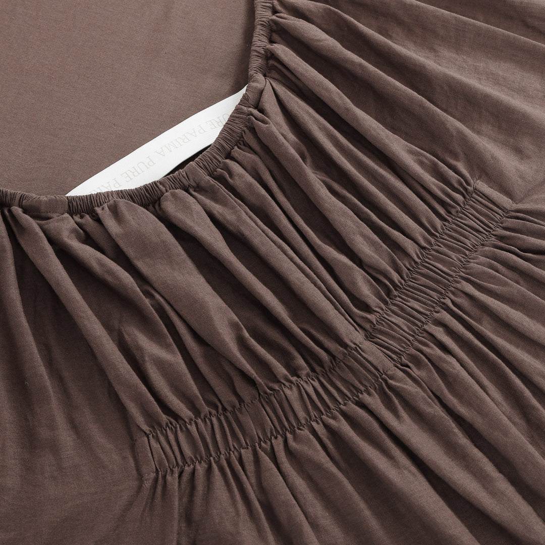 Egyptian Cotton-European Linen Fitted Sheet Fitted Sheet By Pure Parima