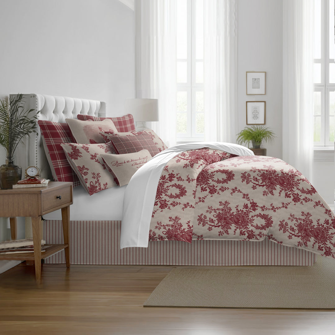Country Lane Crimson 8 Piece Coverlet Set Coverlet By Colcha Linens