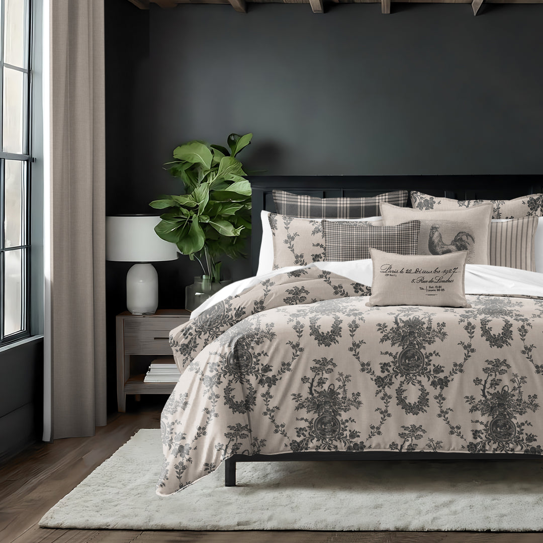 Country Lane Ebony 8 Piece Duvet Cover Set Duvet Covers By Colcha Linens