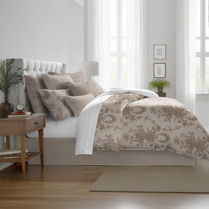 Country Lane Natural 8 Piece Coverlet Set Coverlet By Colcha Linens