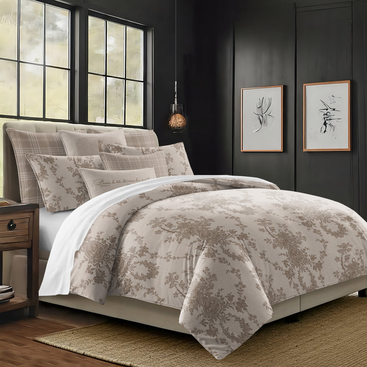Country Lane Natural 8 Piece Duvet Cover Set Duvet Covers By Colcha Linens
