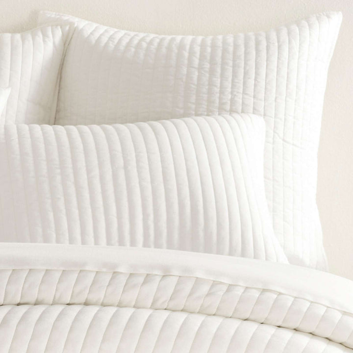Cozy Cotton Quilted Sham Sham By Annie Selke